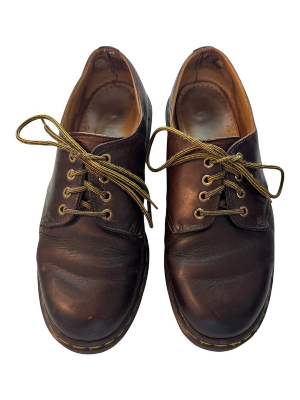 Dr. Martens Leather Oxford 1561 Shoes Men's Size 10 Brown Matte Finish Vintage